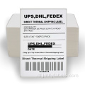 A6 Direct Thermal Label Fanfold Shipping Label Roll